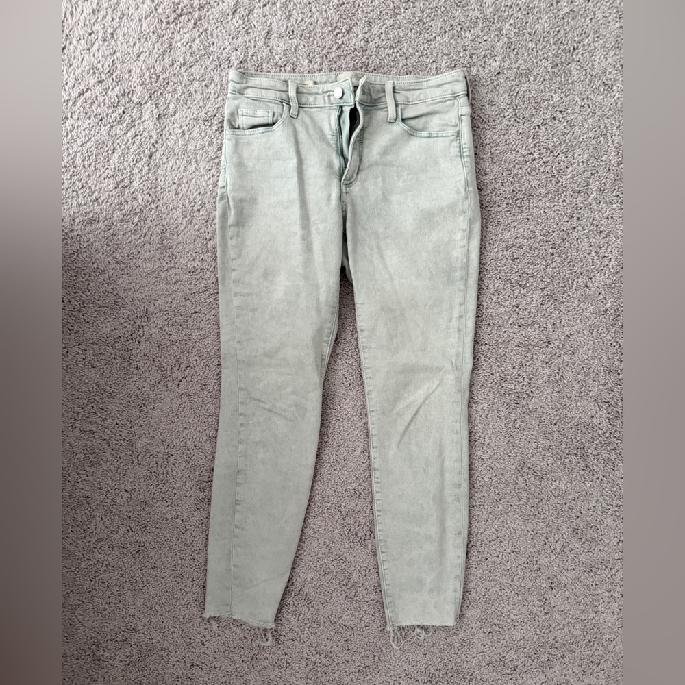 Universal Thread Light Sage High-Rise Skinny Jeans